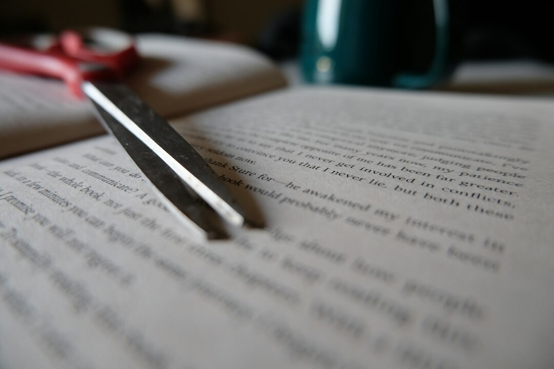 plot outline on paper